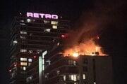 Požiar bytu v bratislavskom Ružinove.