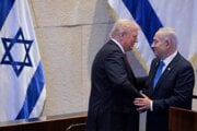 Americký prezident Donald Trump a izraelský premiér Benjamin Netanjahu.