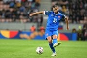 Na snímke hráč Slovenska Dávid Hancko počas kvalifikačného zápasu na Majstrovstvá sveta medzi Slovenskom a Luxemburskom v Trnave.