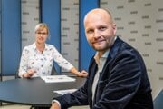 Jaroslav Naď v Aréne s Janou Krescanko Dibákovou