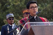 Madagaskarský prezident Andry Rajoelina.