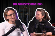 Neurovedkyňa Dominika Fričová a vedecká novinárka Denisa Prokopčáková v podcaste Brainstorming.