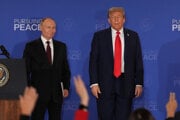 Donald Trump (vpravo) a Vladimir Putin sa naposledy stretli na Aljaške.