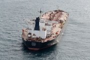 Tanker Boracay, ktorý údajne patrí k ruskej tieňovej flotile.