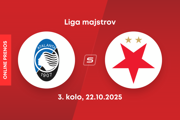 Atalanta Bergamo - SK Slavia Praha: ONLINE prenos zo zápasu 3. kola ligovej fázy Ligy majstrov. 
