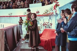 Zuzana Mauréry ako Hilda Múdra vo filme Nepela. 