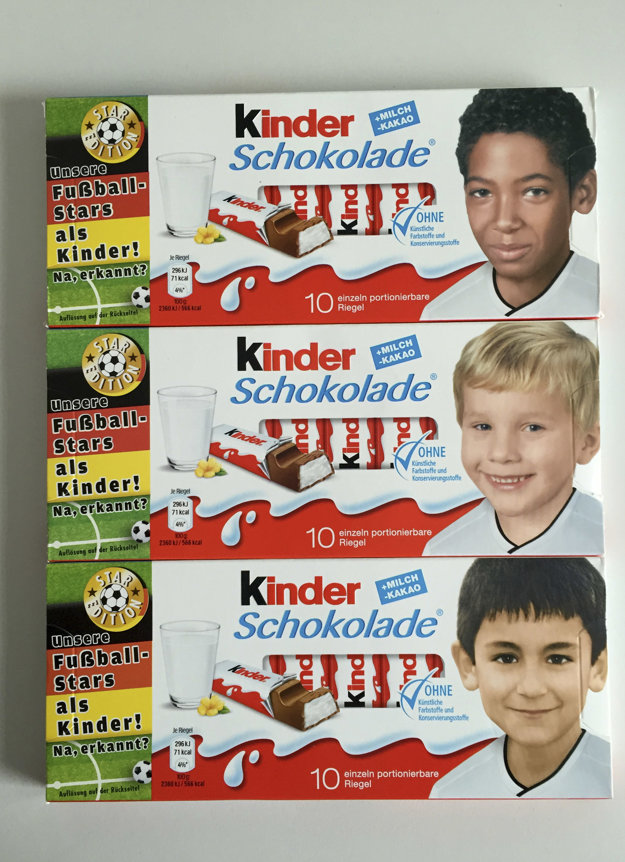 Špeciálna edícia Kinder čokolády.