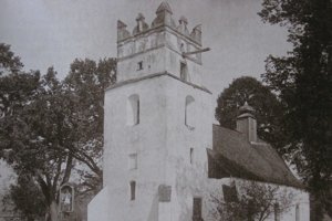Kostol sv. Martina. Tak ho zachytil známy historik a fotograf Kornel Divald.