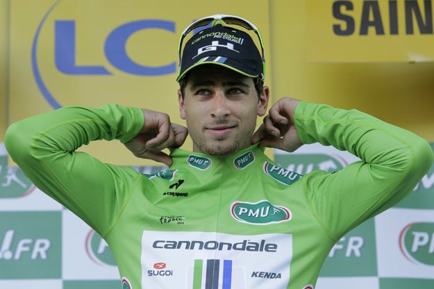 Peter Sagan ešte v drese tímu Cannondale.