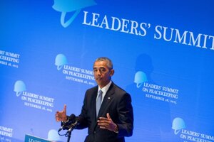Americký prezident Barack Obama počas Valného zhromaždenia OSN v New Yorku.