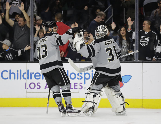 Budaj sa stal jednotkou v Los Angeles.