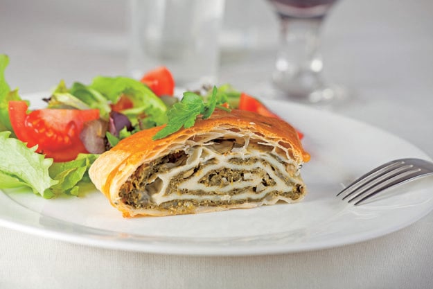 Špenátová štrúdľa (zdroj: Fotolia.com)