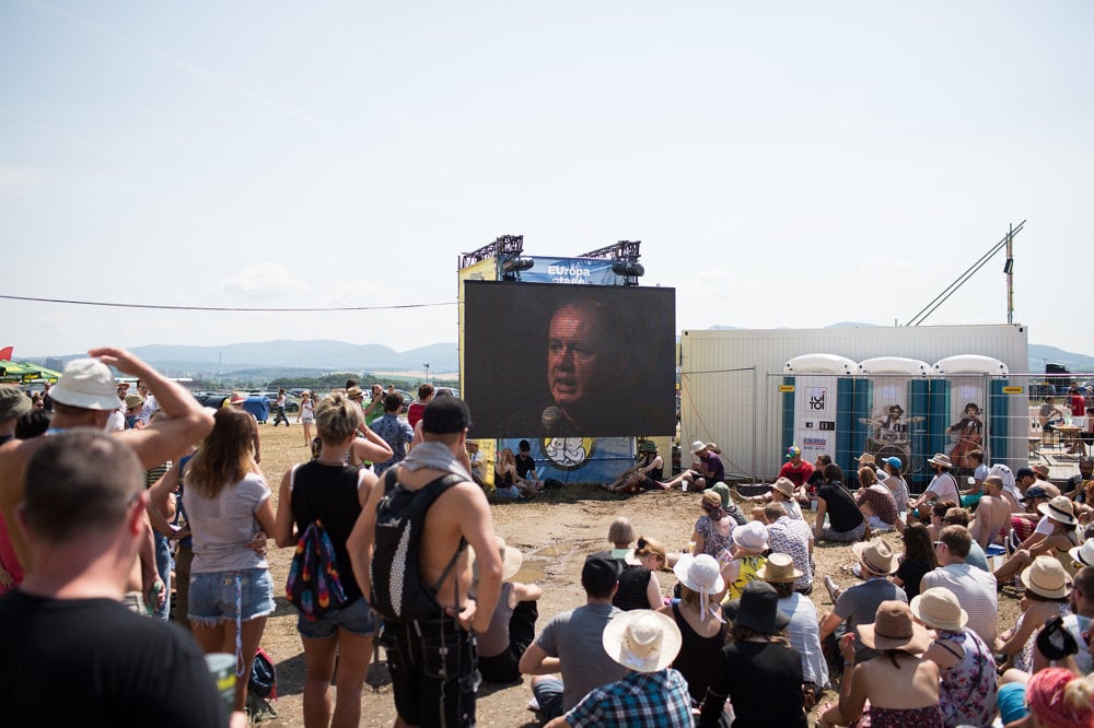 Na festivale sa ukázal aj prezident Andrej Kiska.