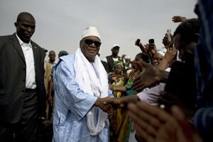 Malijský prezident Ibrahim Boubacar Keita.
