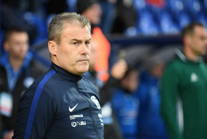 Tréner slovenskej mládežníckej reprezentácie Pavel Hapal.