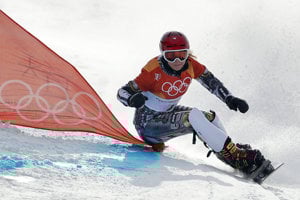 Ester Ledecká triumfovala na snouborde v paralelnom obrovskom slalome.