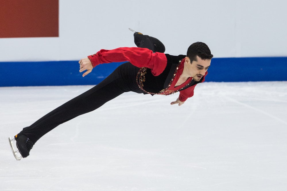 Španiel Javier Fernandez počas krátkeho programu.