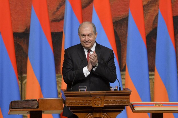 Arménsky prezident Armen Sarkisjan.