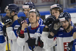 Slovenskí hokejisti sa rozlúčili so šampionátom triumfom nad Bieloruskom.