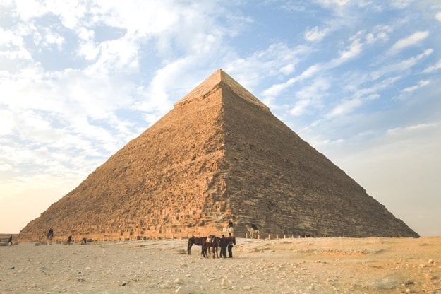 Slávne pyramídy v Egypte