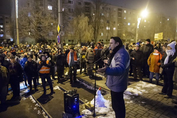 Maďarskí odborári protestujú proti vláde Viktora Orbána