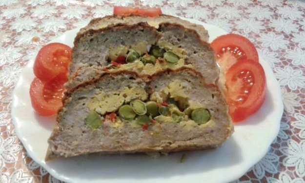 Roll of minced meat