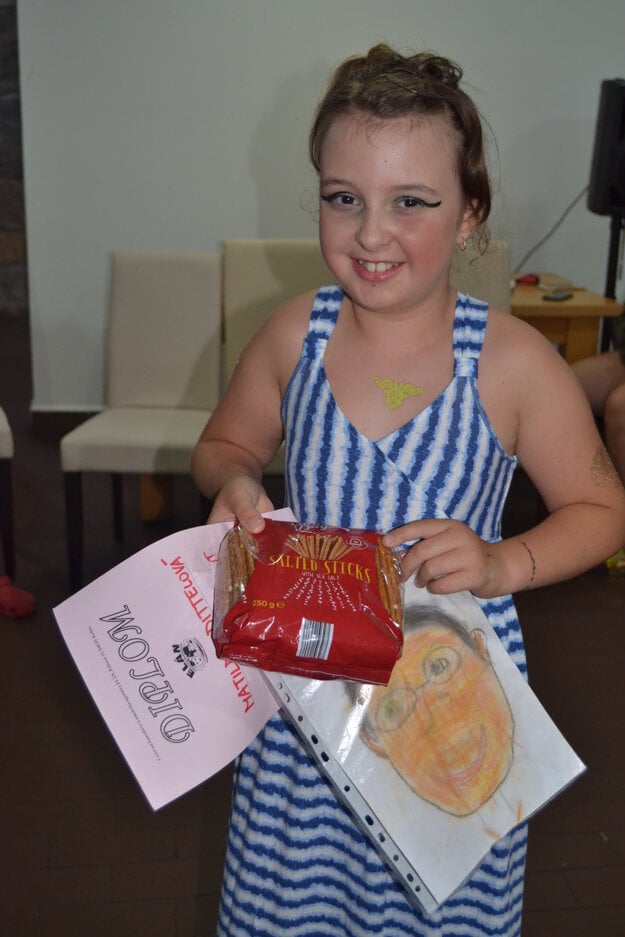 Recitátorka Matilda si vysúťažila 3. miesto.