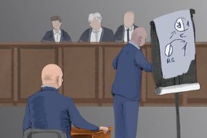 Pavol Rusko si v pondelok doniesol na hlavné pojednávanie aj flipchart (tabulu na písanie) a kreslil na ňu vzťahy okolo televízie Markíza.