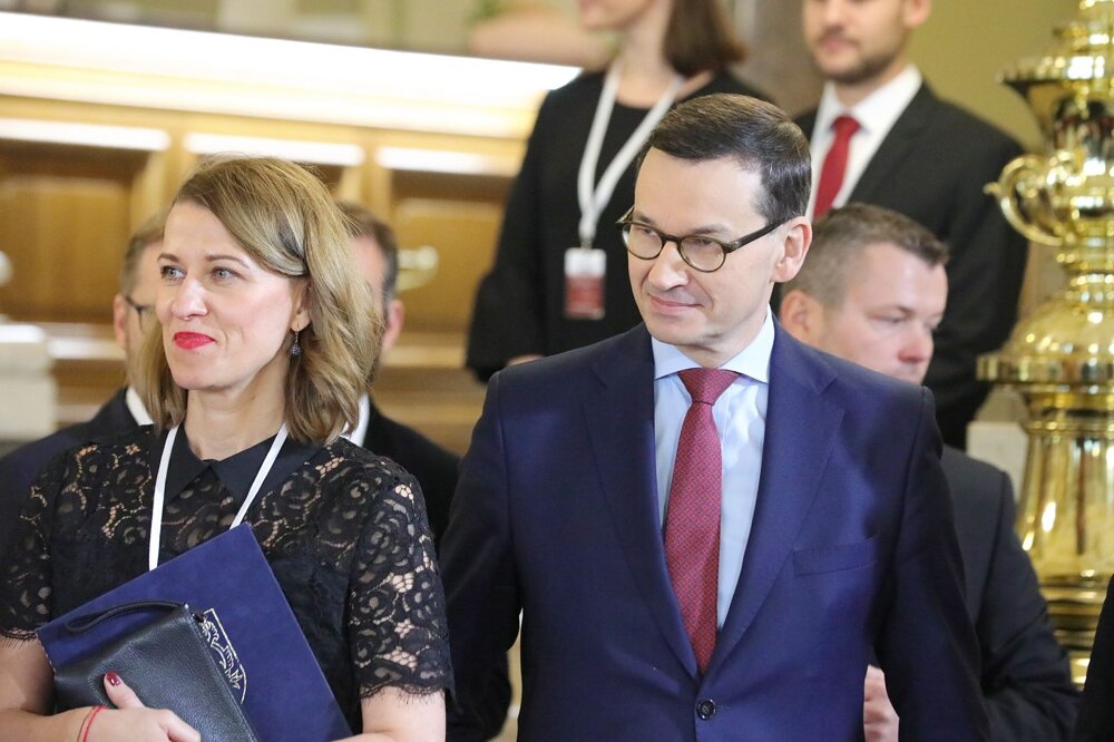 Poľský premiér Mateusz Morawiecki v Prahe.