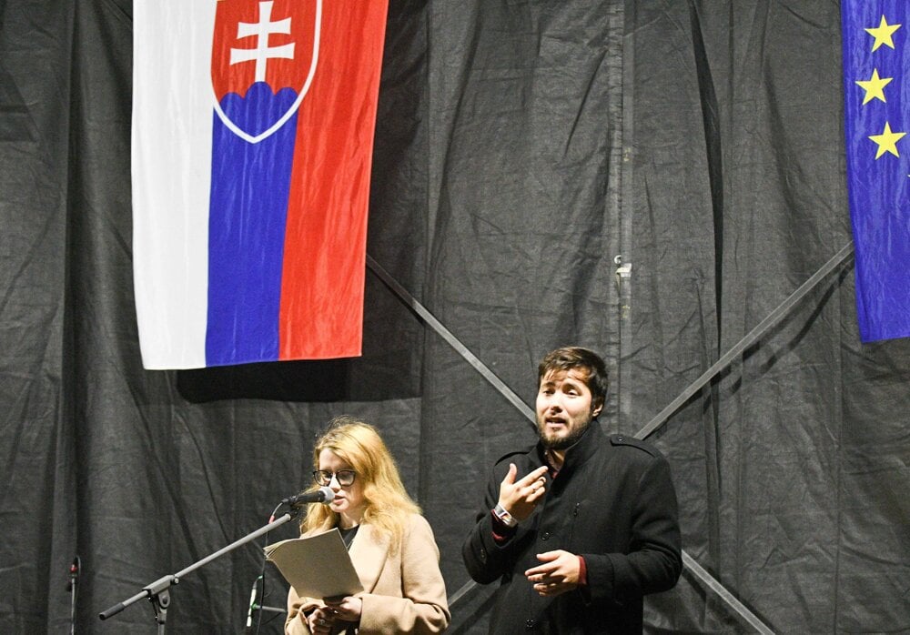 Karolína Farská z iniciatívy Za slušné Slovensko.
