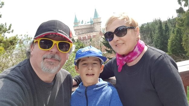 Rodina Labudovcov s Jarkom v Bojniciach