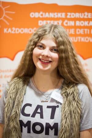 Ocenená Katka.
