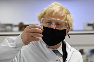 Britský premiér Boris Johnson. 