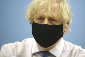 Britský premiér Boris Johnson.
