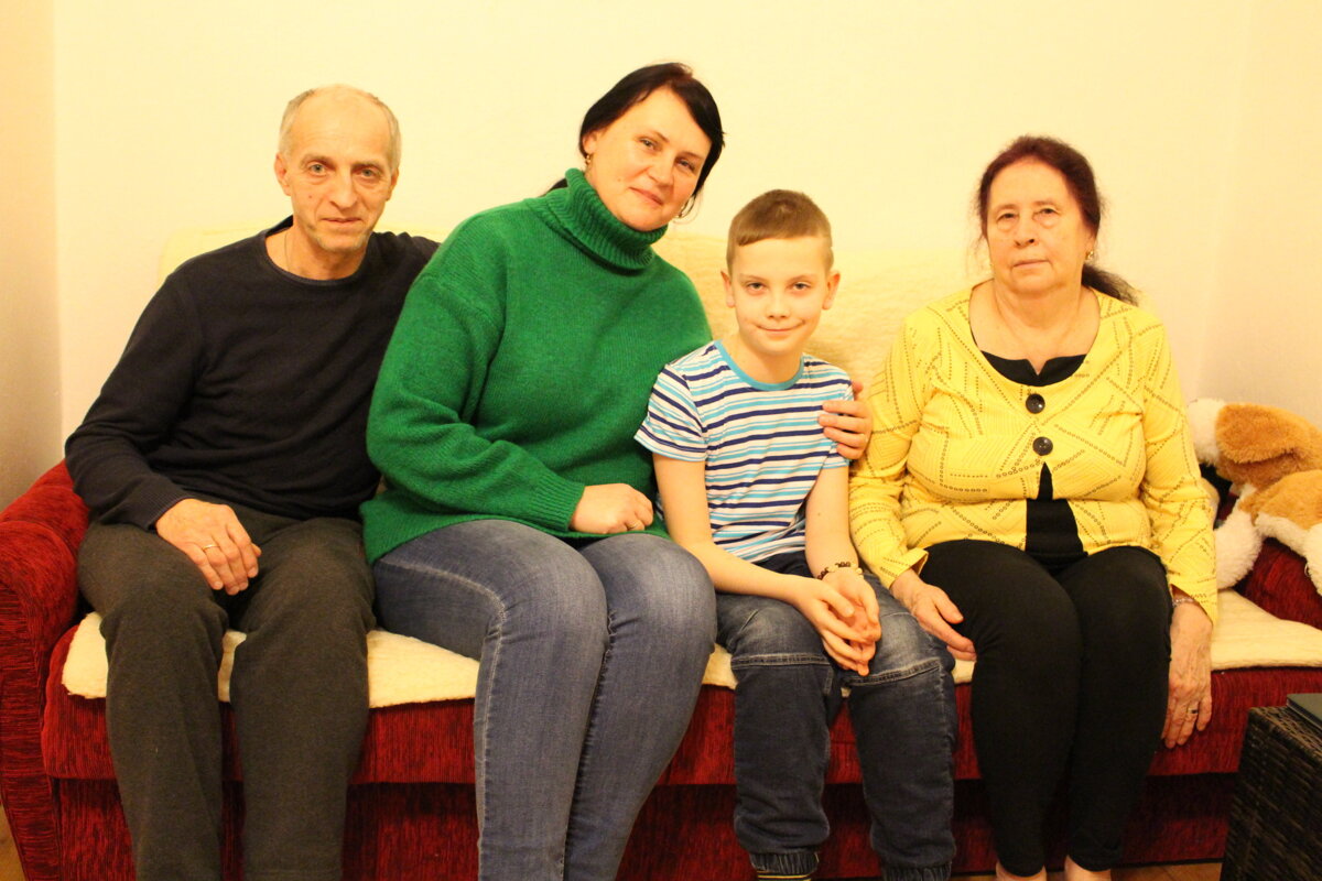 Olena's family found a second home in Slovakia. They do not plan to return to Ukraine mobile phones