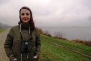 Ornitologička Zuzana Lackovičová mapuje vtáctvo v Chránenom vtáčom území Kráľová 