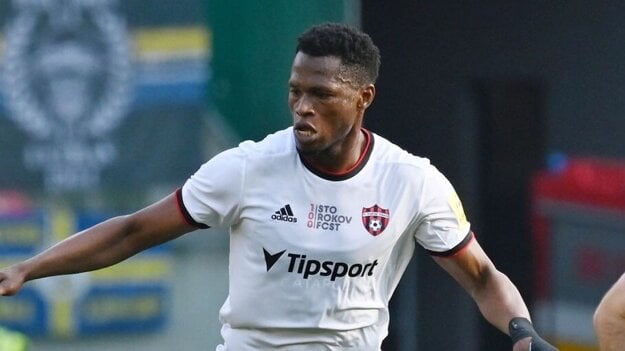 Futbalista Spartaku Trnava Abdulrahman Taiwo. (zdroj: TASR)