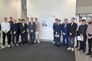 Odovzdávanie certifikátov absolventom duálneho vzdelávania.
