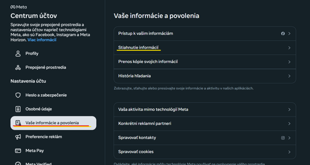 Pred vymazaním účtu na facebooku si stiahnite svoje informácie. (zdroj: reprofoto SME)