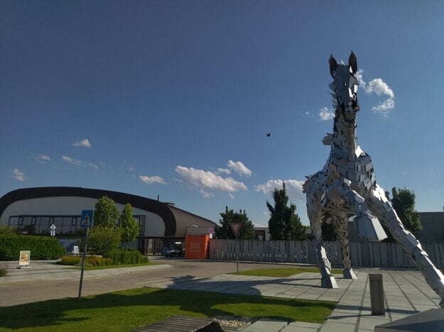 Športový areál x-bionic láka hostí aj na kone. (zdroj: SME/Jozef Ryník)