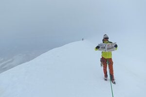 Takto to vyzeralo na vrchole Mont Blancu 13. júla.