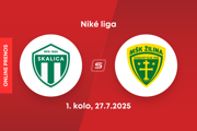 MFK Skalica - MŠK Žilina: ONLINE prenos zo zápasu 1. kola Niké ligy.