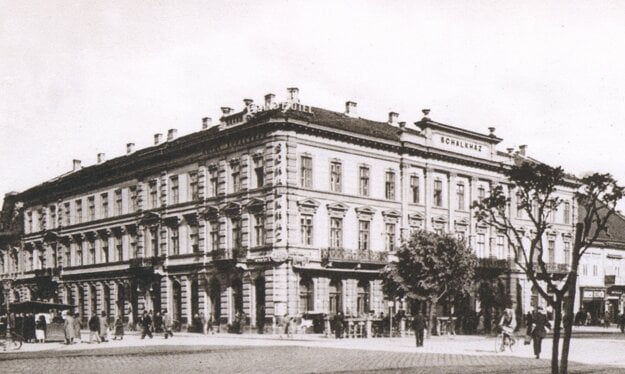 Hotel Schalkház. (zdroj: knižničný fond VKJB)