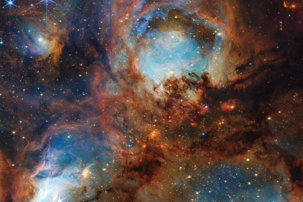Záber hmloviny NGC 6334.
