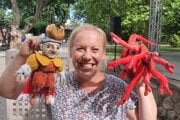 Úspešná bábkoherečka a herečka Divadla Tuš Barbora Zamišková