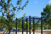 Relax Park v areáli výstaviska krátko pred dokončením, august 2019. 