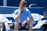 Taliansky tenista Jannik Sinner skrečoval finále turnaja v Cincinnati 2025.