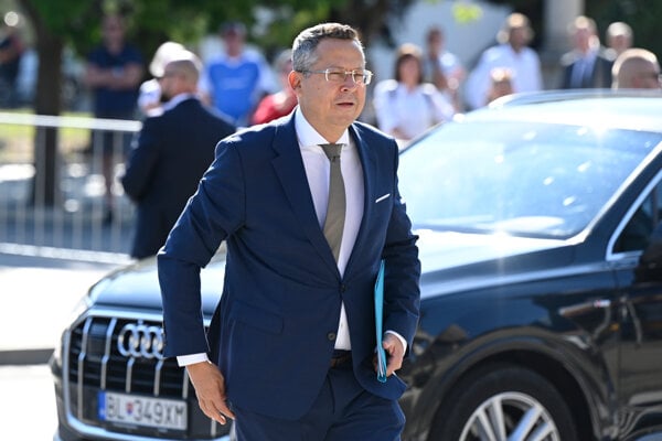 Minister financií Ladislav Kamenický.