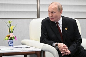 Prezident Vladimir Putin na na okraji summitu Šanghajskej organizácie spolupráce v čínskom Tchien-ťine.
