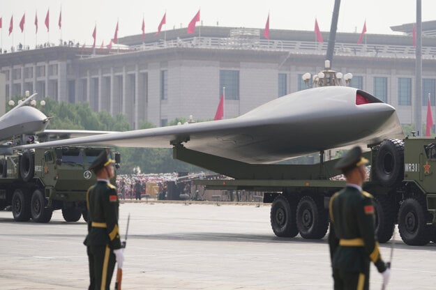 Čínsky stealth dron GJ-11. (zdroj: tasr/ap)